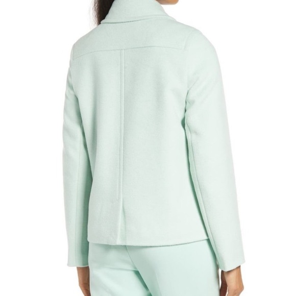 Halogen x Atlantic-Pacific Short Double Breasted Coat - Green Mist - Large - Picture 4 of 4